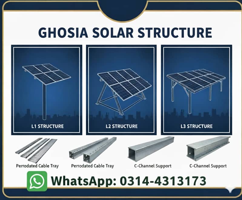 Ghosia, Solar Structure, L1, L2, L3 / Solar stand / Solar Accessorie 0