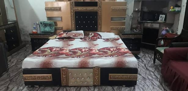 Complete Bed Set Side Tables  & Dressing Table