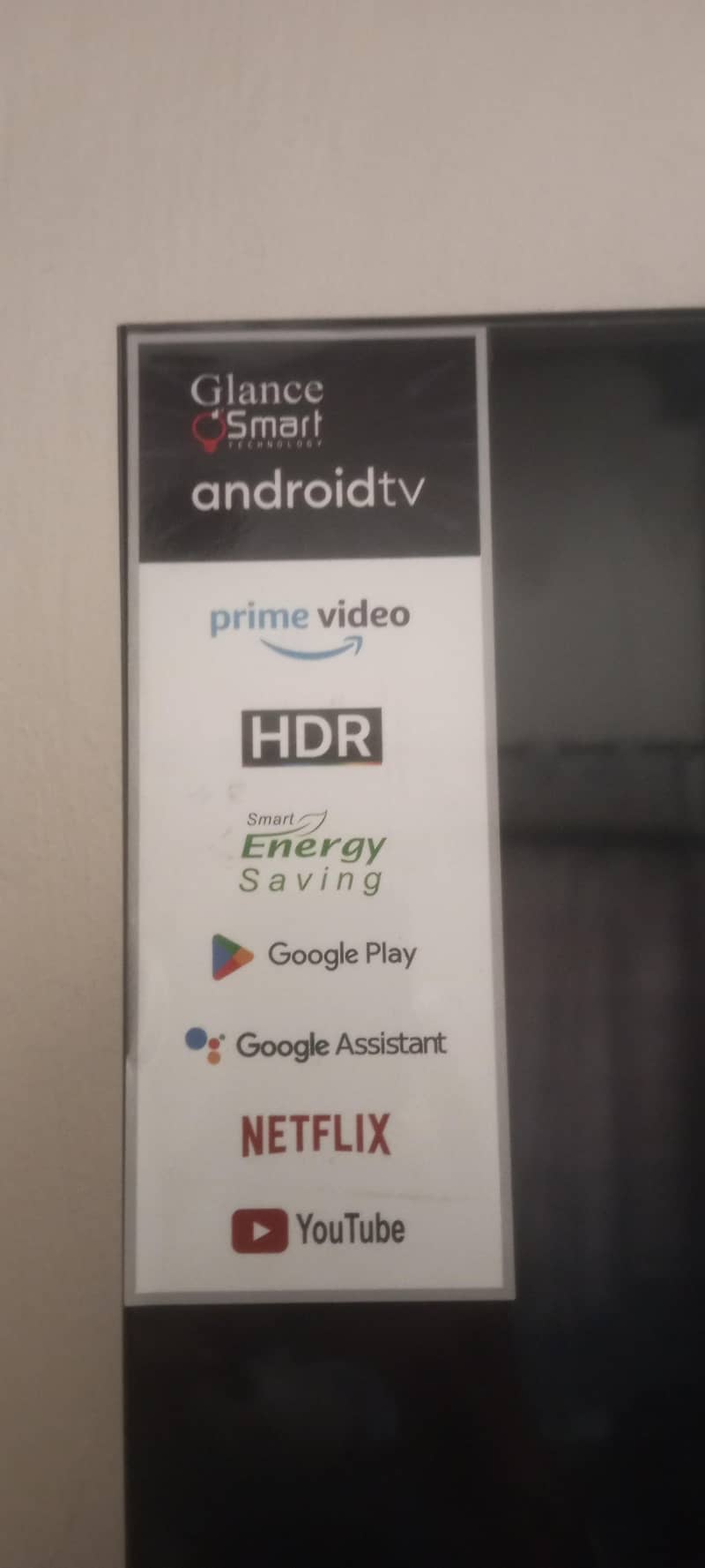 Glance smart android led 43inch 4k 2160 res 1