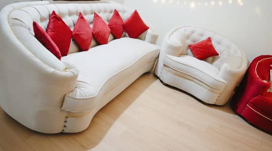 New Wide Executive 5 Seater Chesterfield Velvet Sofa Set