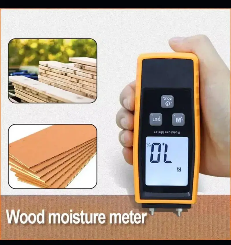 Digital Wood incubator Moisture Meter 2 Pins 0-99% Timber
