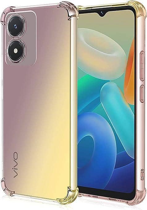 Soft Silicone Clear Case for Vivo Y02s - Transparent Cover