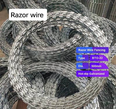 Security Razor Wire Barbed Wire Chain Link Fence Welded Jali Wire Mesh