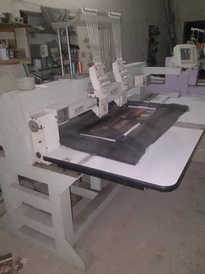 do hd embroidery machine new condition 400 by 600