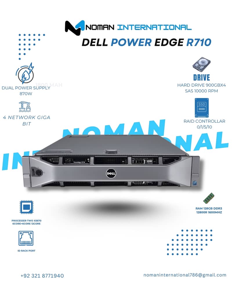 DELL POWER EDGE R710 2.5 | Server - Servers - 1089089932