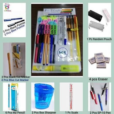 All item stationary Available free delivery