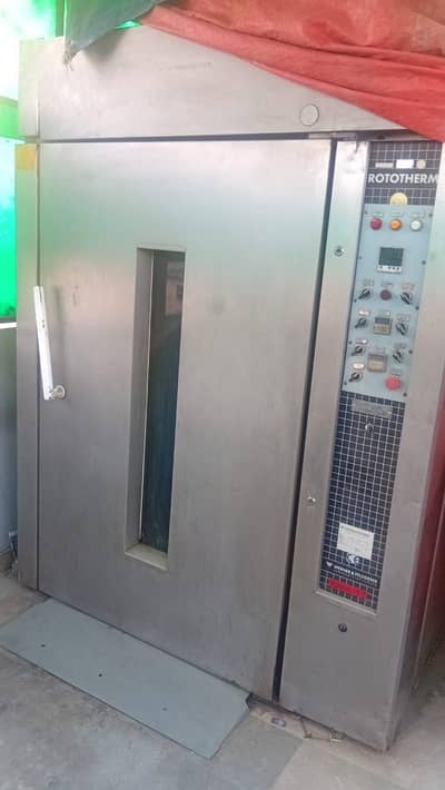 Bakery Rotary Trolley Oven For Commercial Use