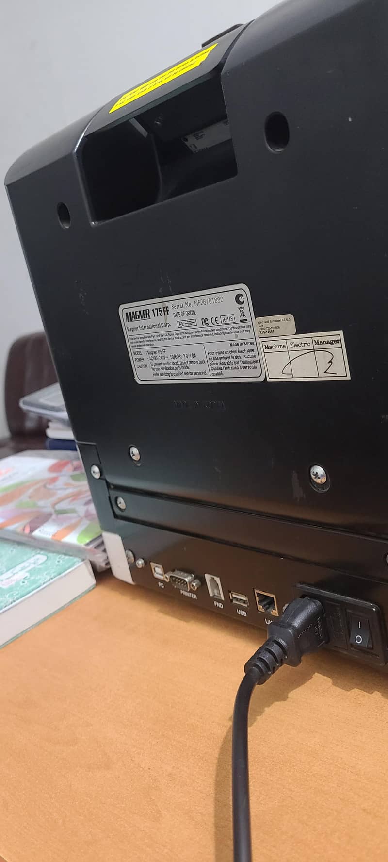 Note counting machine 1