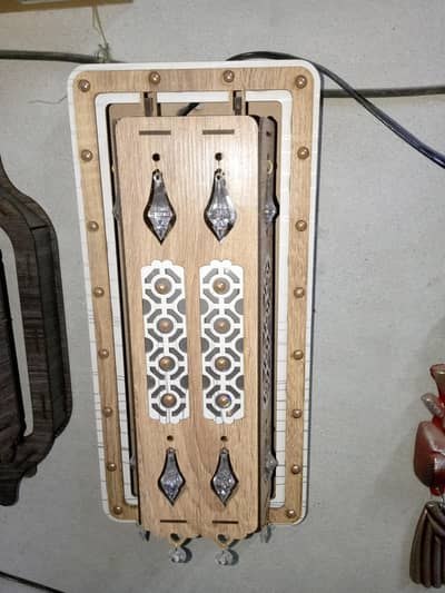 wooden hanging lamp