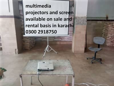 multimedia projectors and sound system rental