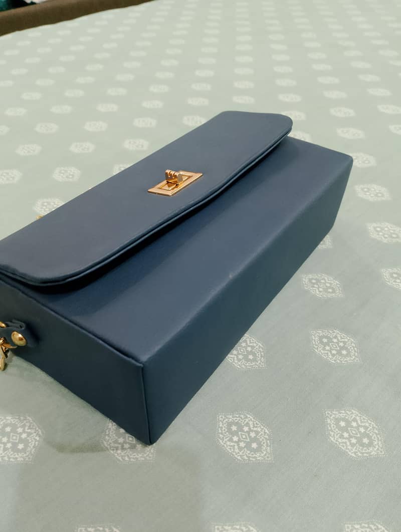 Navy blue Shoulder Bag 1