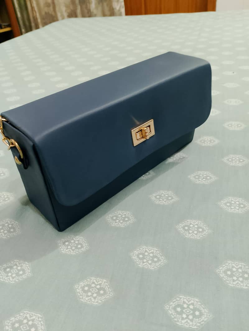 Navy blue Shoulder Bag 4