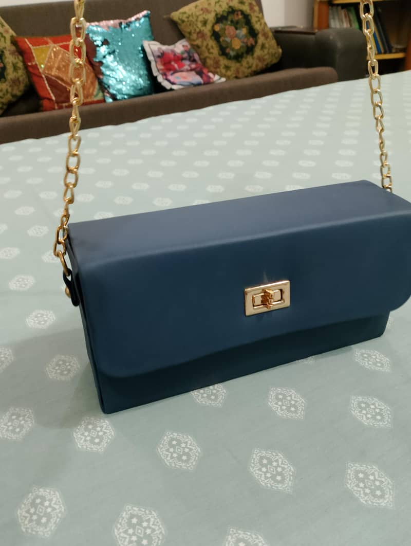 Navy blue Shoulder Bag 5