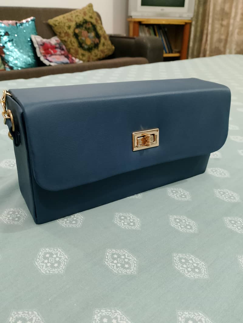 Navy blue Shoulder Bag 6