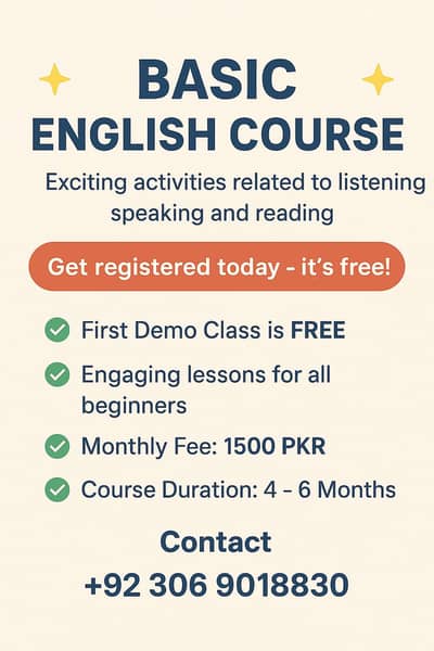 Basic English course