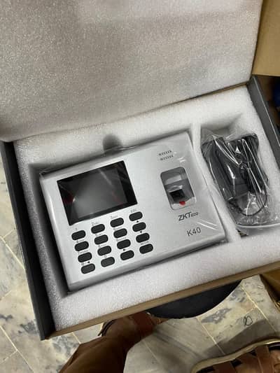 Zkt-Eco Biometric Attendance Machine And Access Control installation