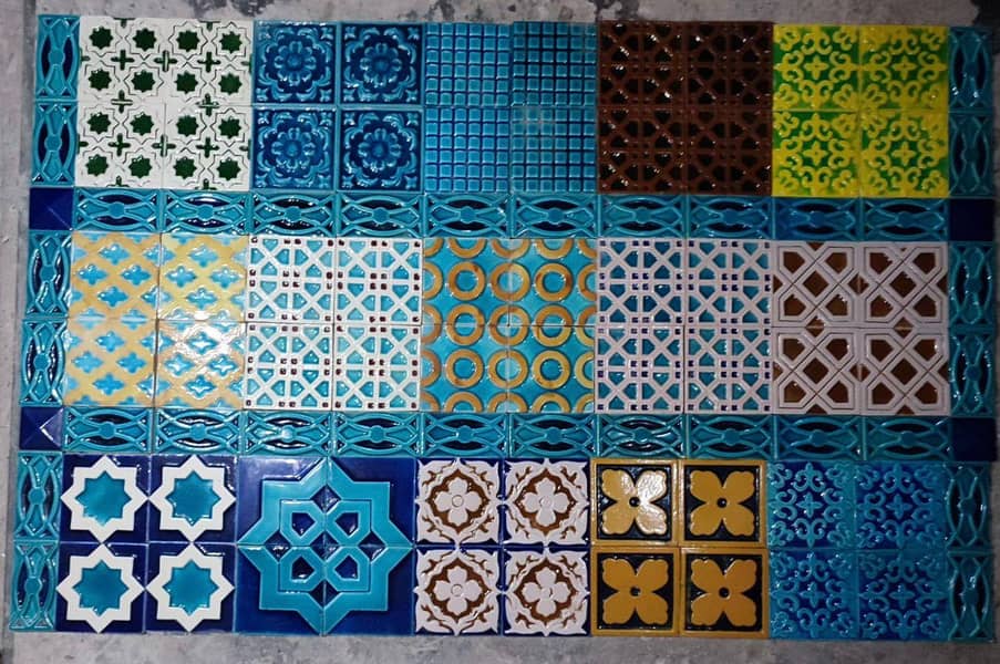 Gutka Tile - Multani tile - Fare Face Brick - Mosaic Tiles In Pakistan ...
