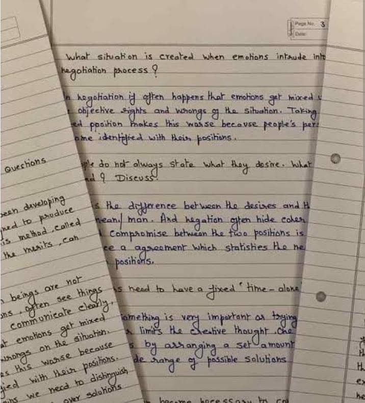 Hand written assignments 4