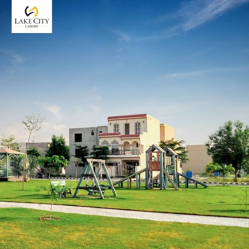 MOST PREMIUM Location In LAKE CITY Of 5-Marla Plot Located On Centralized Location Of 2-Main PARKS 7