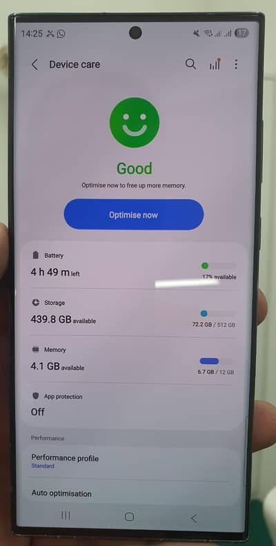 Samsung S23Ultra 12/512  officially PTA Approved slidely used