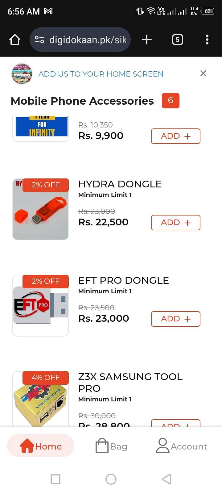 EFT Pro Dongle for mobile software 1