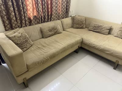 Sofa L shaped 6 sitters