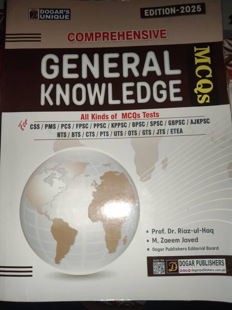 General Knowledge MCQs For CSS/PMS/FPSC etc 0