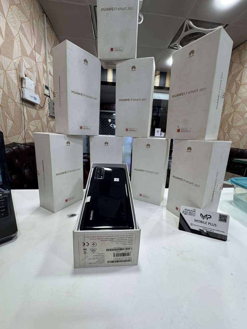 Huawei p smart 2019 box pack all accessories month sim time