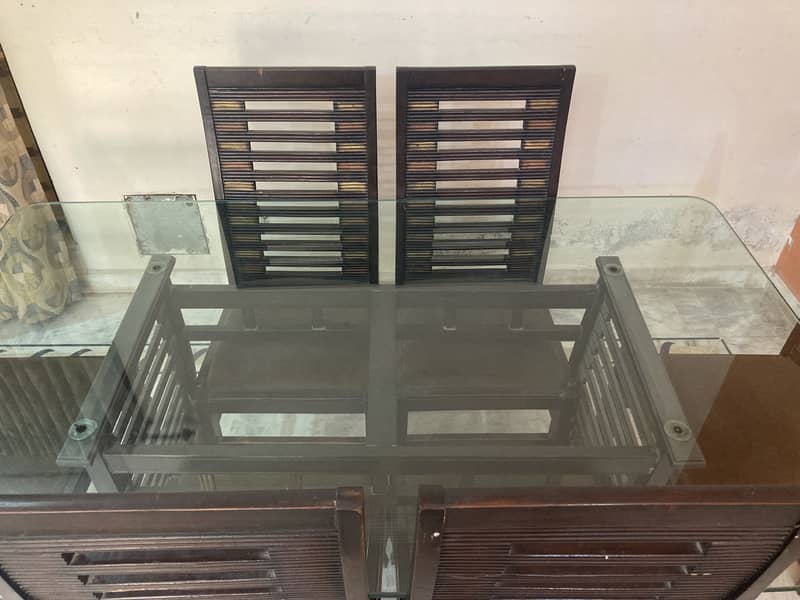 Dining table with 6 chairs 1