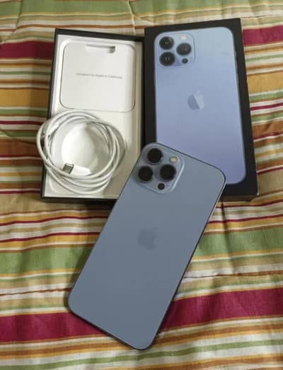 I phone 13 pro max 256GB original whtsp 0324=1295131