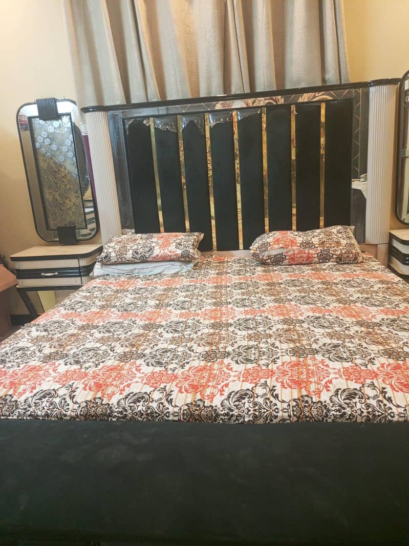 king double bed with dressing 5