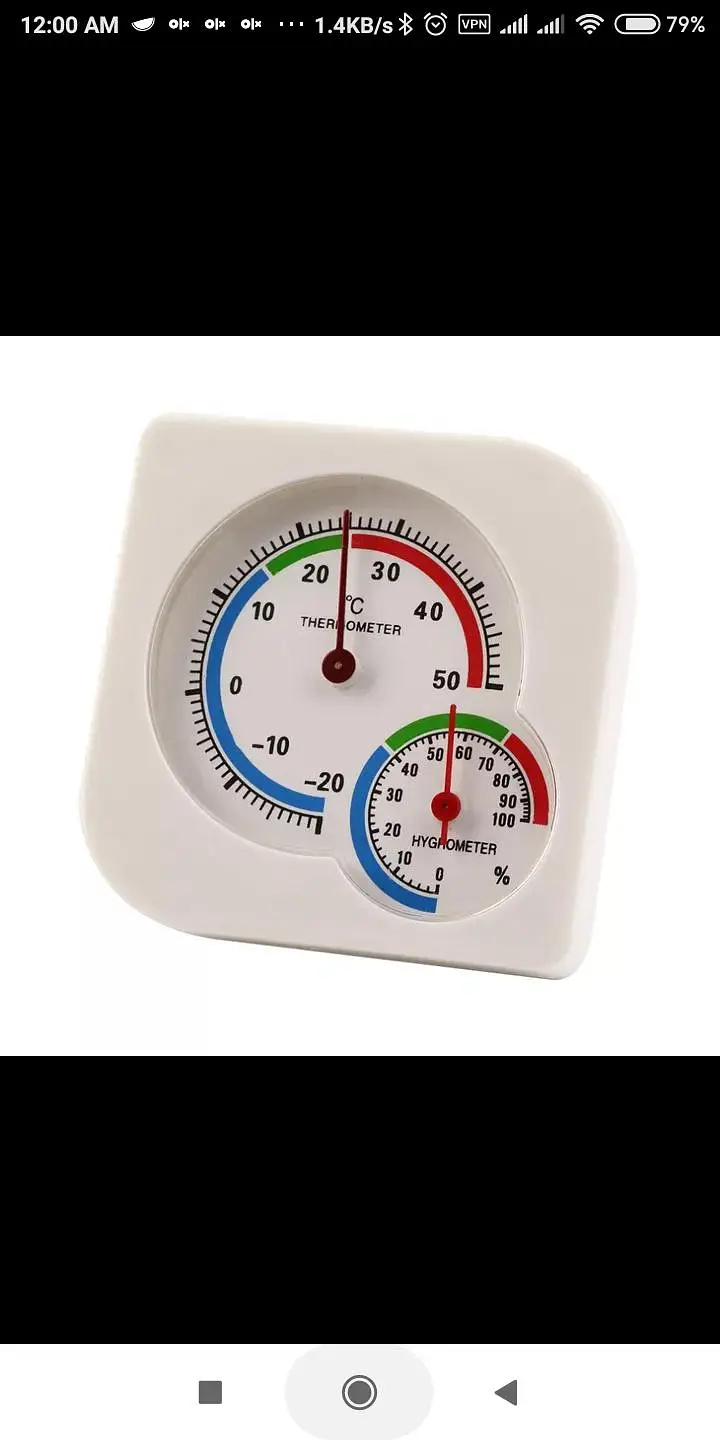 Thermometer Hygrometer incubator Manual Temperature Hu