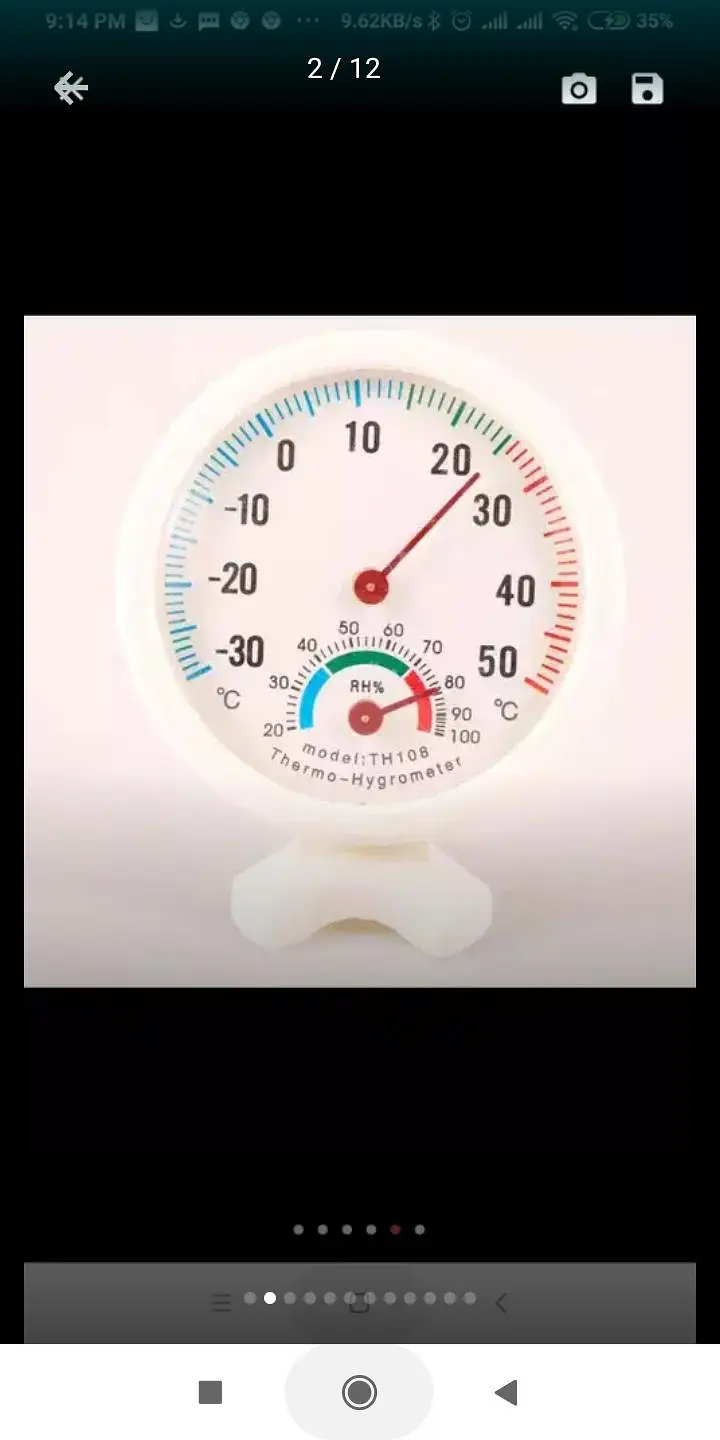 Thermometer Hygrometer incubator Manual Temperature Hu — photo 5