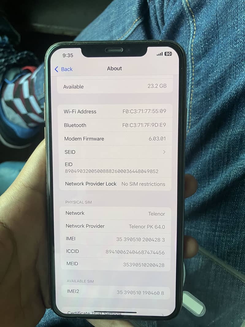 iPhone 11 pro max dual pta approved with box 4