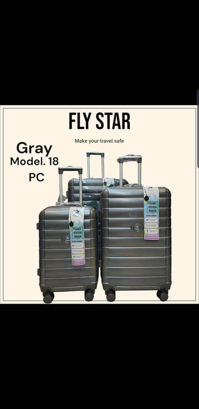 /unbelievable luggage pp/ hand carry bag/ baby trolley/3pic/4picset