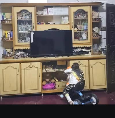 Classic Wooden Elegant  Cupboard | Almari with Mirror Cabinets