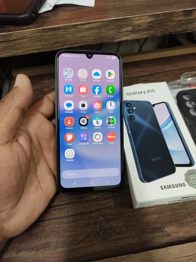 Samsung Mobile A15 6 128  With 7 month Warranty