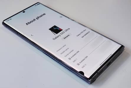 Samsung S22 Ultra 5G 128GB Non PTA  9/10 Dot On Screen