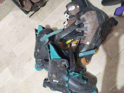 Skating shoes 2 pairs | Wheel wale Shoes