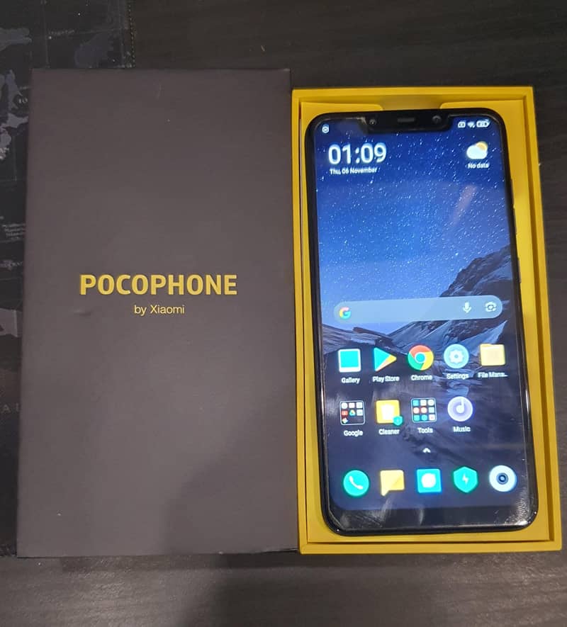 POCO F1 with BOX 64GB PTA APPROVED - Mobile Phones - 1108159864