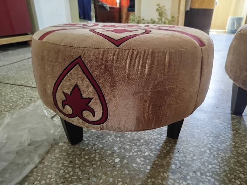 Ottoman Stools Pair 3