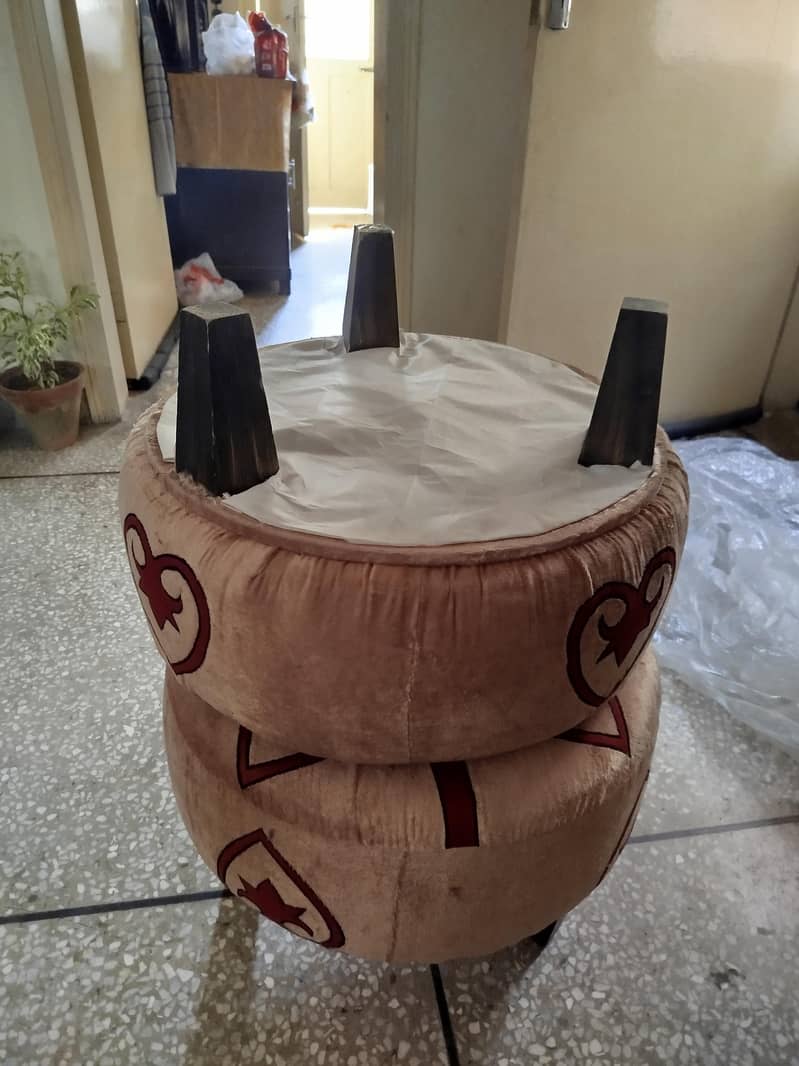 Ottoman Stools Pair 4