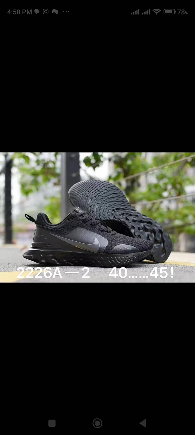 Nike react infinity fk3 1