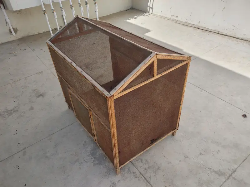 wooden cage for birds — photo 3