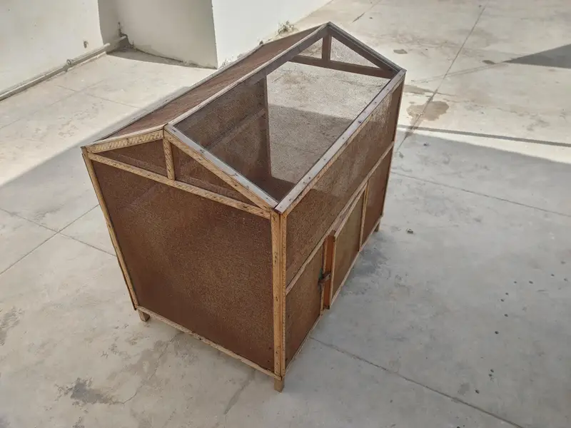 wooden cage for birds — photo 4