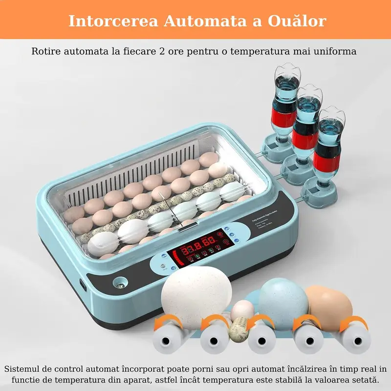 64/24/12 EGGS FULLY AUTOMATIC AC+DC INCUBATOR — photo 12