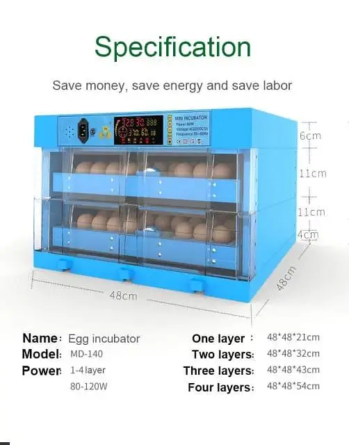RAMZAN OFFER HATCH PRO 128 EGGS FULLY AUTOMATIC INCUBATOR — photo 3