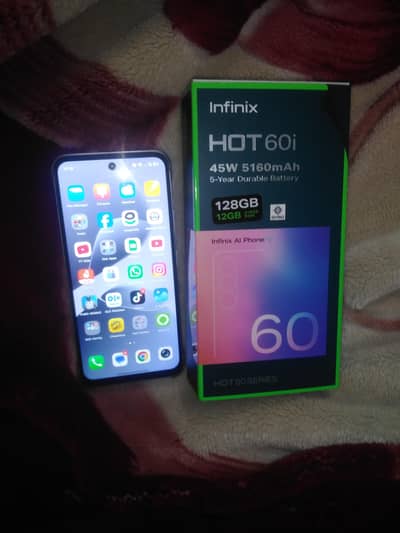 Infinix Hot 60i with Box. . . condition 10/10