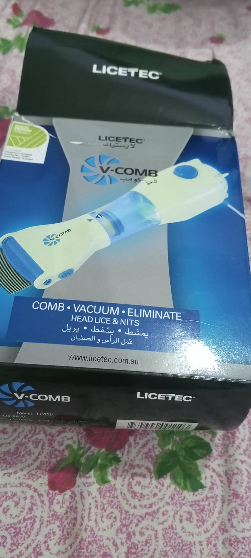 V-Comb head lice machine 0