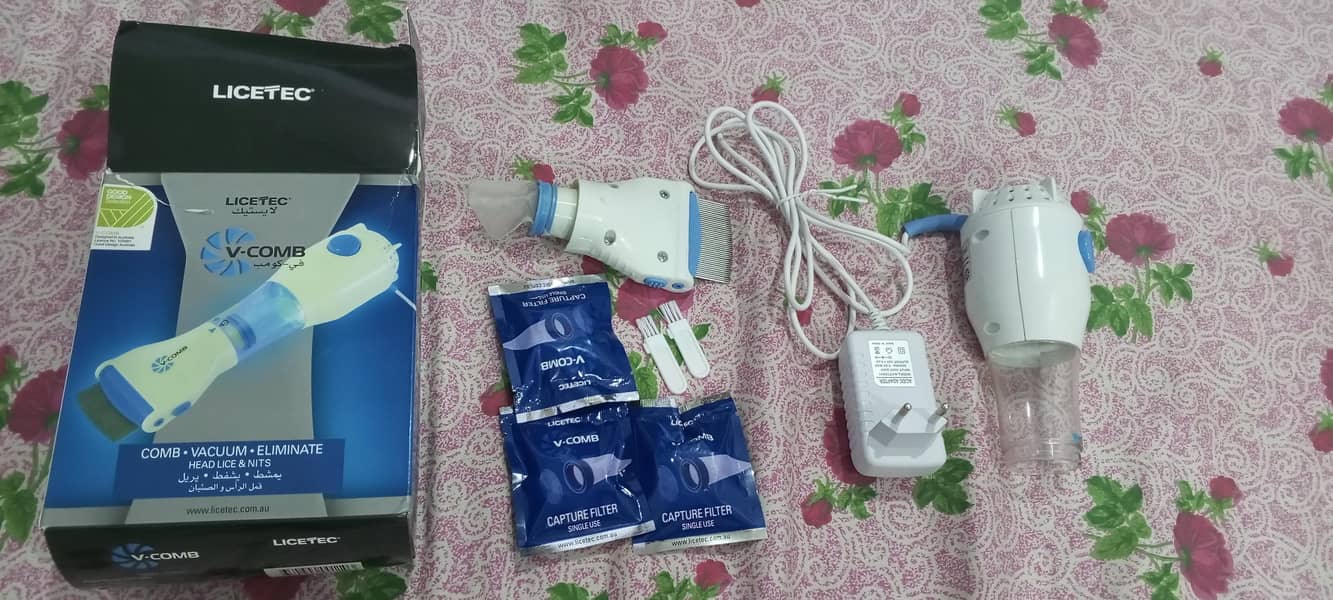 V-Comb head lice machine 1